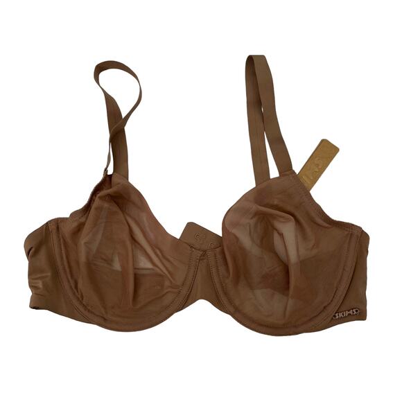 SKIMS Weightless Demi Bra Sienna Lightly Lined Smoothing Lightweight 34D NEW - Picture 4 of 9